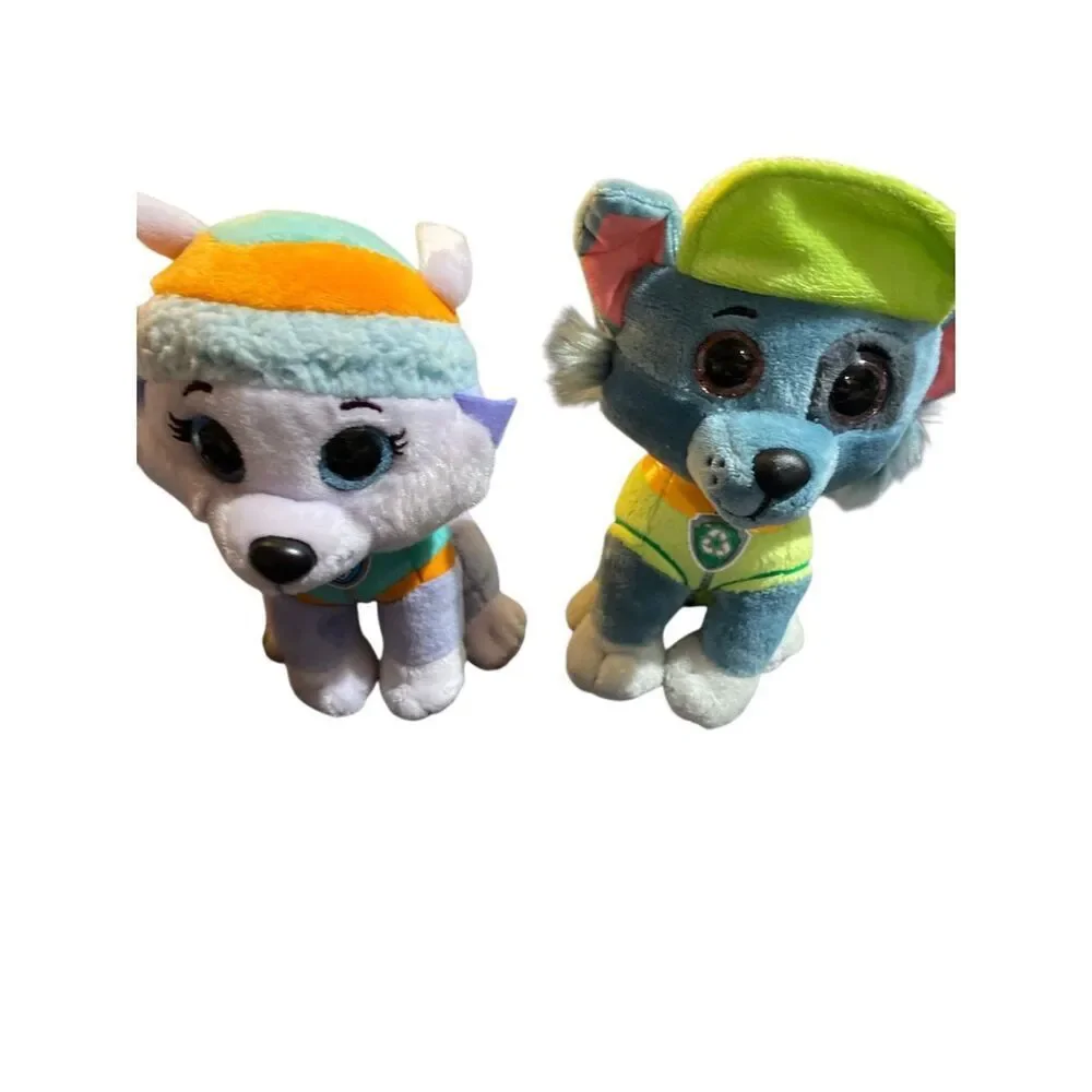 Set a four paw patrol, plush Rocky, Marshall Everest rubble plush